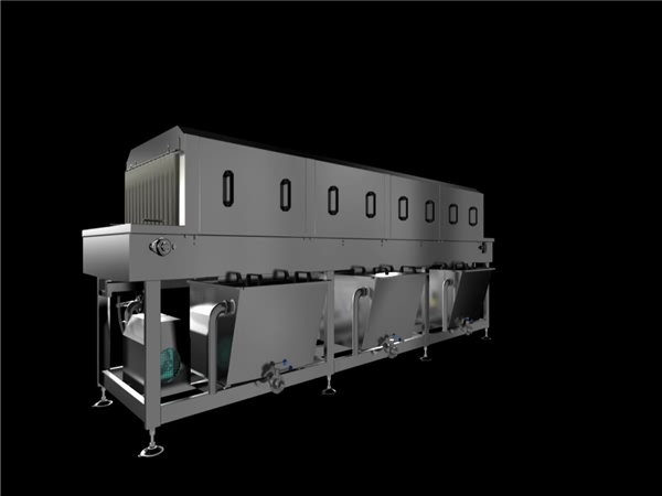 多功能洗箱機，周轉(zhuǎn)筐清洗機流水線，高壓噴淋清洗設(shè)備