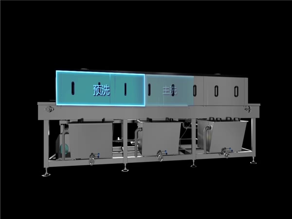環(huán)速洗筐機(jī)，2個人可完成整個清洗過程，效率高能耗低益比體驗(yàn)