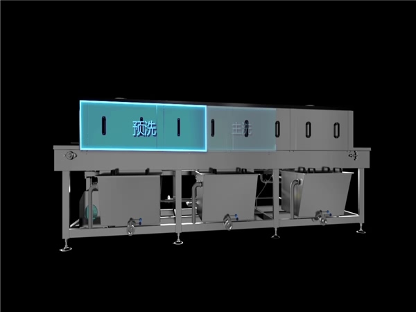 環(huán)速洗筐機(jī)，2個人可完成整個清洗過程，效率高能耗低益比體驗(yàn)