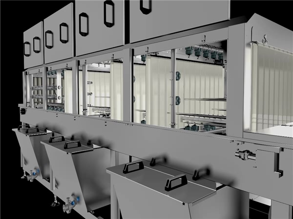 噴淋洗筐機(jī)，周轉(zhuǎn)筐清洗機(jī)，洗箱機(jī)價(jià)格