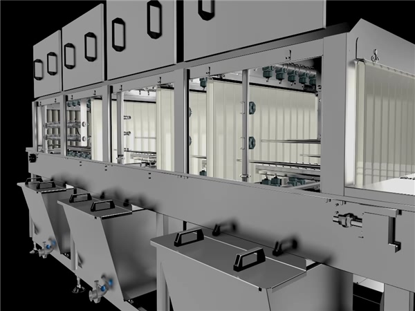 噴淋洗筐機(jī)，周轉(zhuǎn)筐清洗機(jī)，洗箱機(jī)價(jià)格