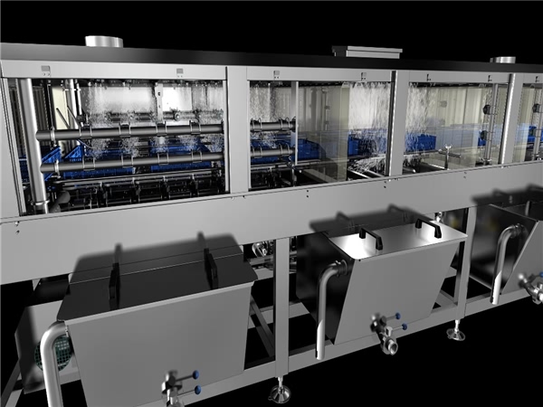 食品周轉筐清洗機批發_型號_廠家_價格，報價